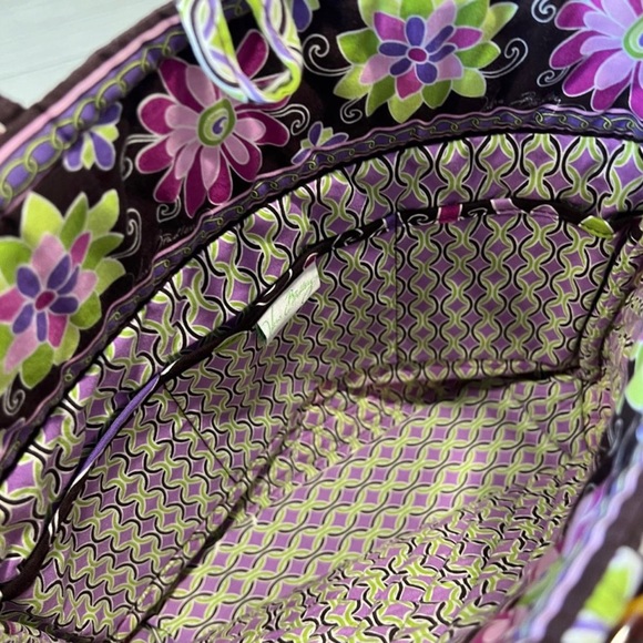 Vera Bradley Purple Punch Tote - Picture 7 of 7